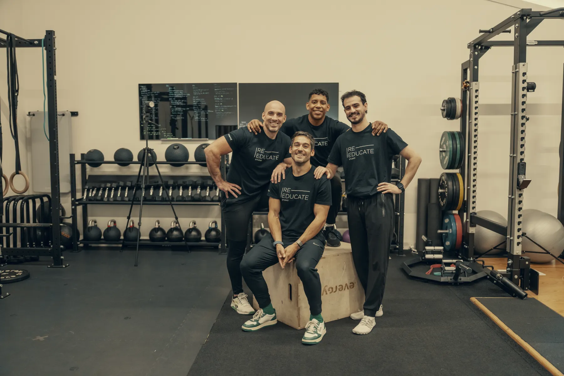 El equipo de Re-Educate Studio en el Studio de Chamartín